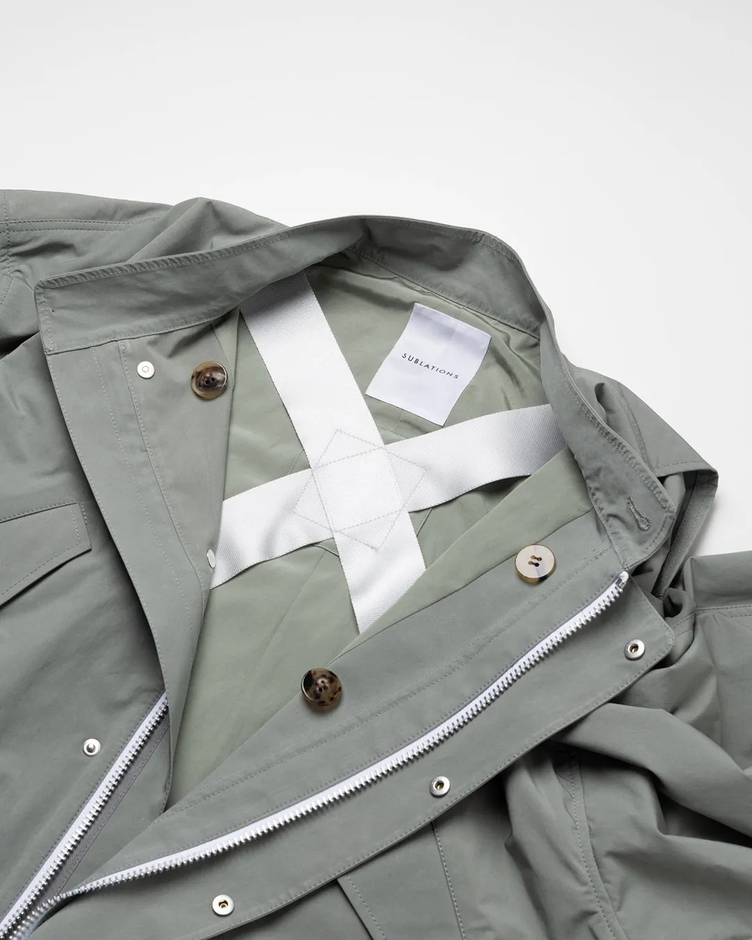 MICROFIBER TWILL MODS COAT .10【ICE GREEN】