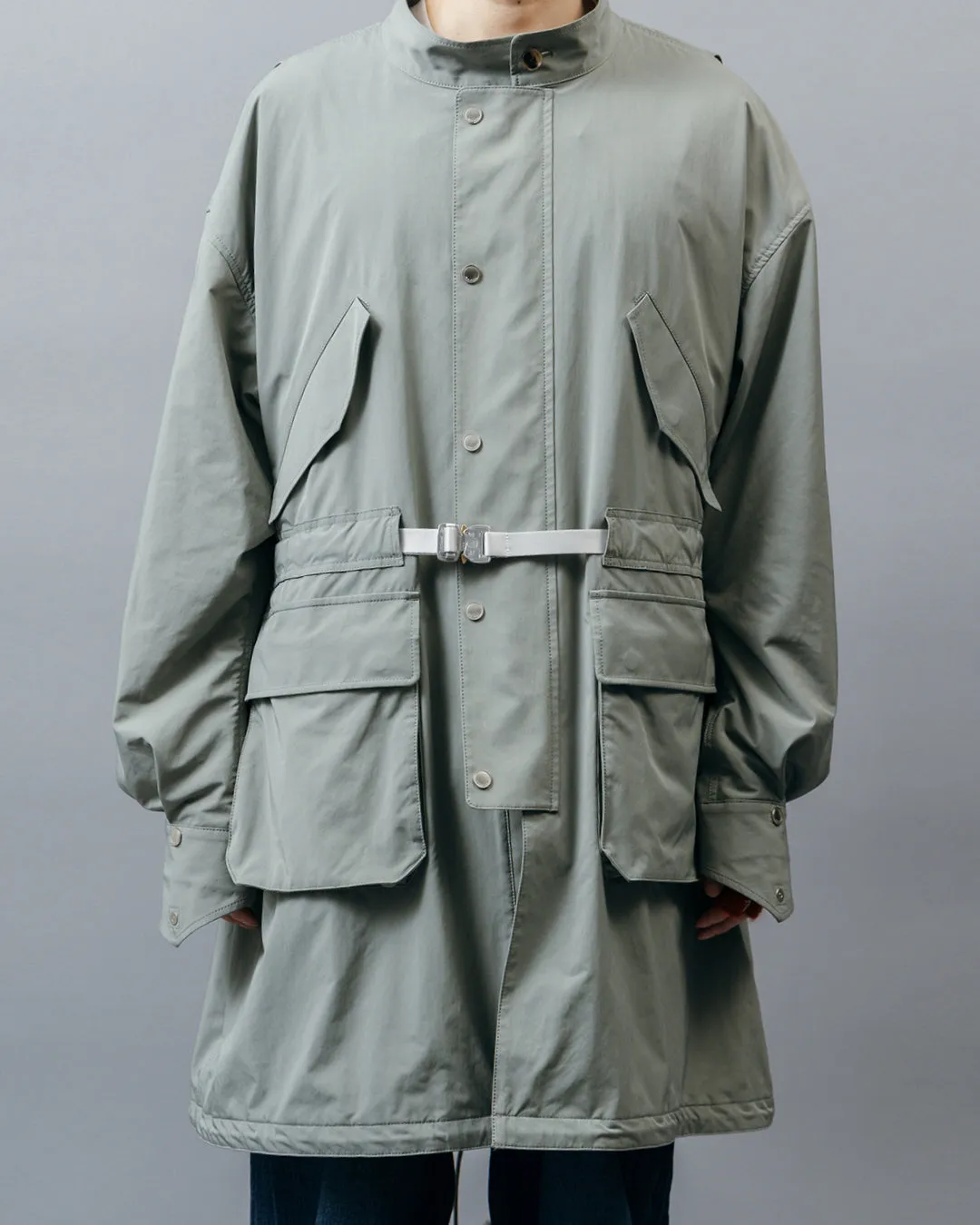 MICROFIBER TWILL MODS COAT .10【ICE GREEN】