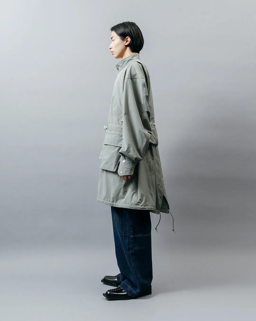 MICROFIBER TWILL MODS COAT .10【ICE GREEN】