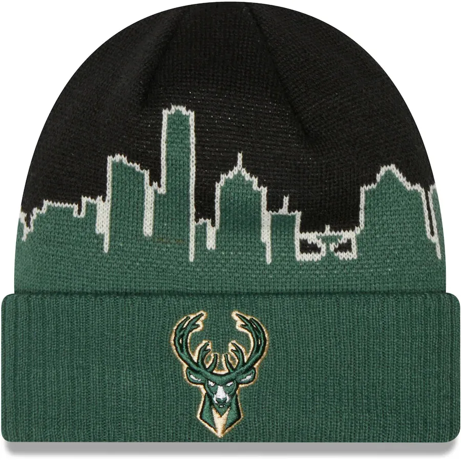 Milwaukee Bucks New Era 2022 Tip-Off Cuffed Knit Beanie