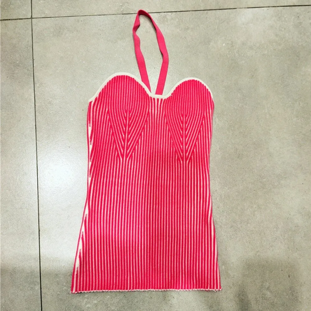 Minimalist Tank Tops For Women Skew Collar Sleeveless Knitted Pullover Casual Sexy Vest Female Fashion Clothing