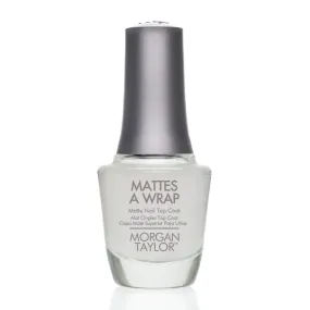 Morgan Taylor Top Coat 15ml - Mattes A Wrap