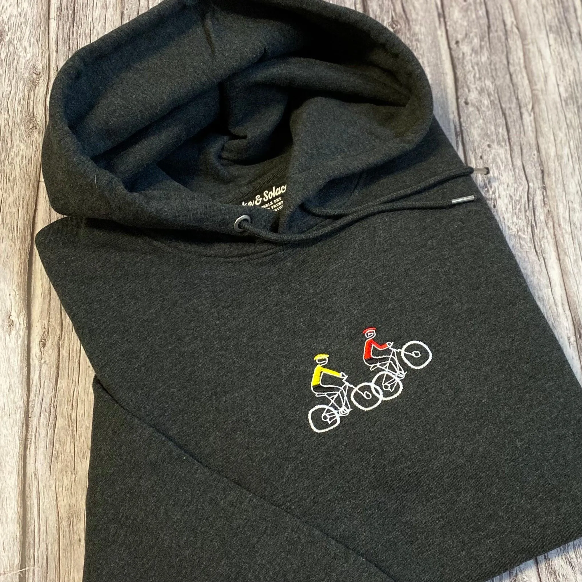 Mountain Bike Tour Embroidered Hoodie (w)