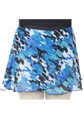 ON SALE Print Wrap Skirt (14" Hem)