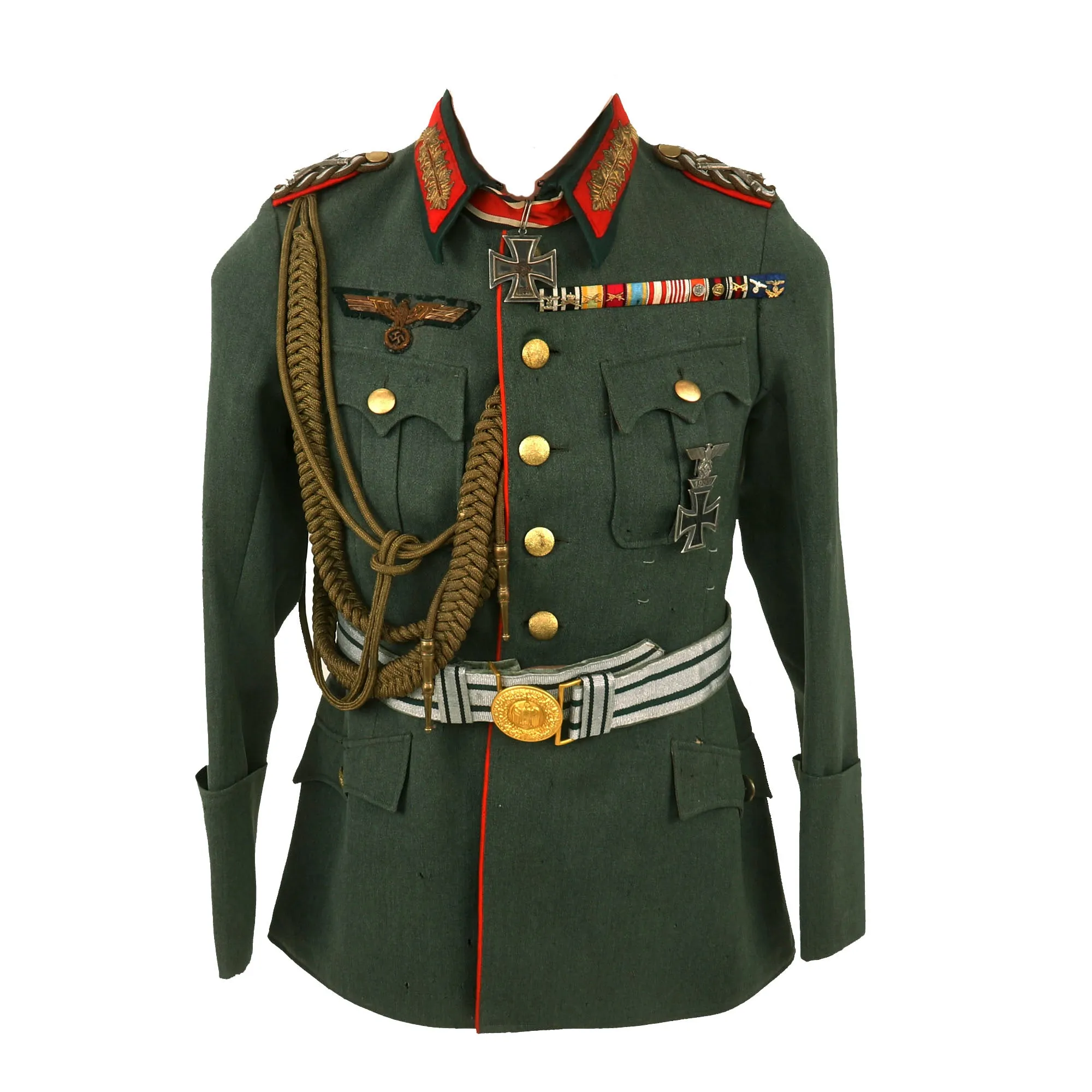 Original German WWII Heer Army Group Commander Generalfeldmarschall Fedor von Bock Uniform & Research Set - Formerly Part of the A.A.F. Tank Museum