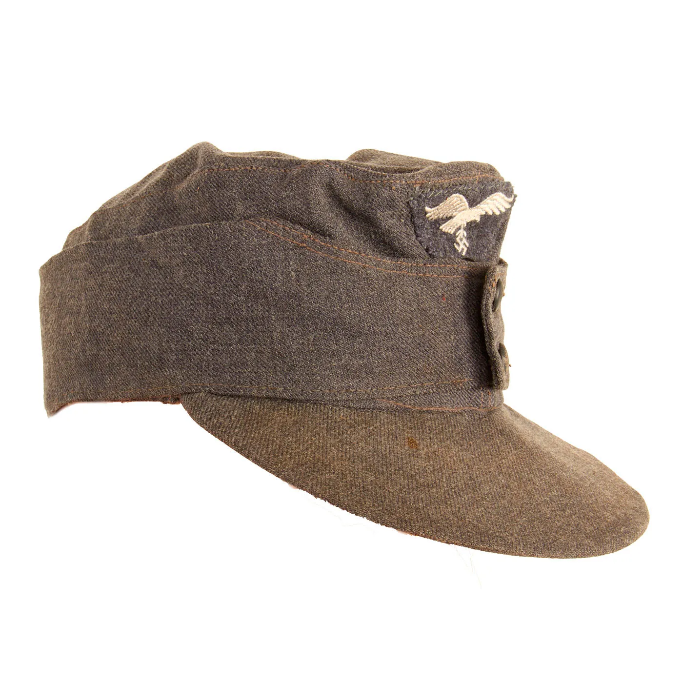 Original German WWII Luftwaffe M43 Einheitsmütze Wool Field Cap - size 55cm