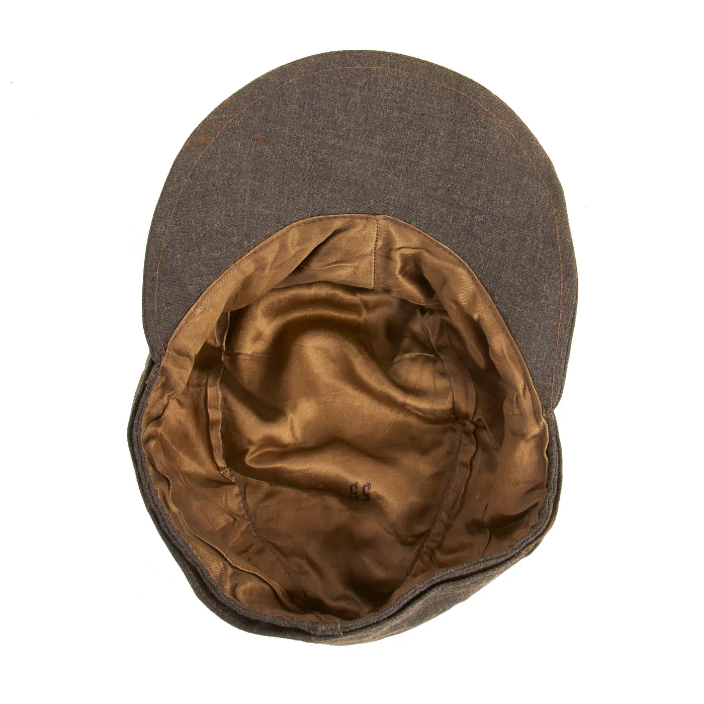 Original German WWII Luftwaffe M43 Einheitsmütze Wool Field Cap - size 55cm