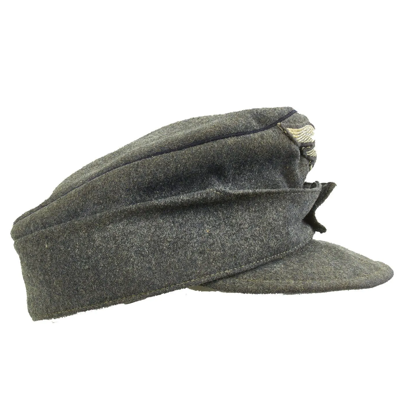 Original German WWII Named Luftwaffe Engineer Corps M43 Einheitsmütze Wool Field Cap