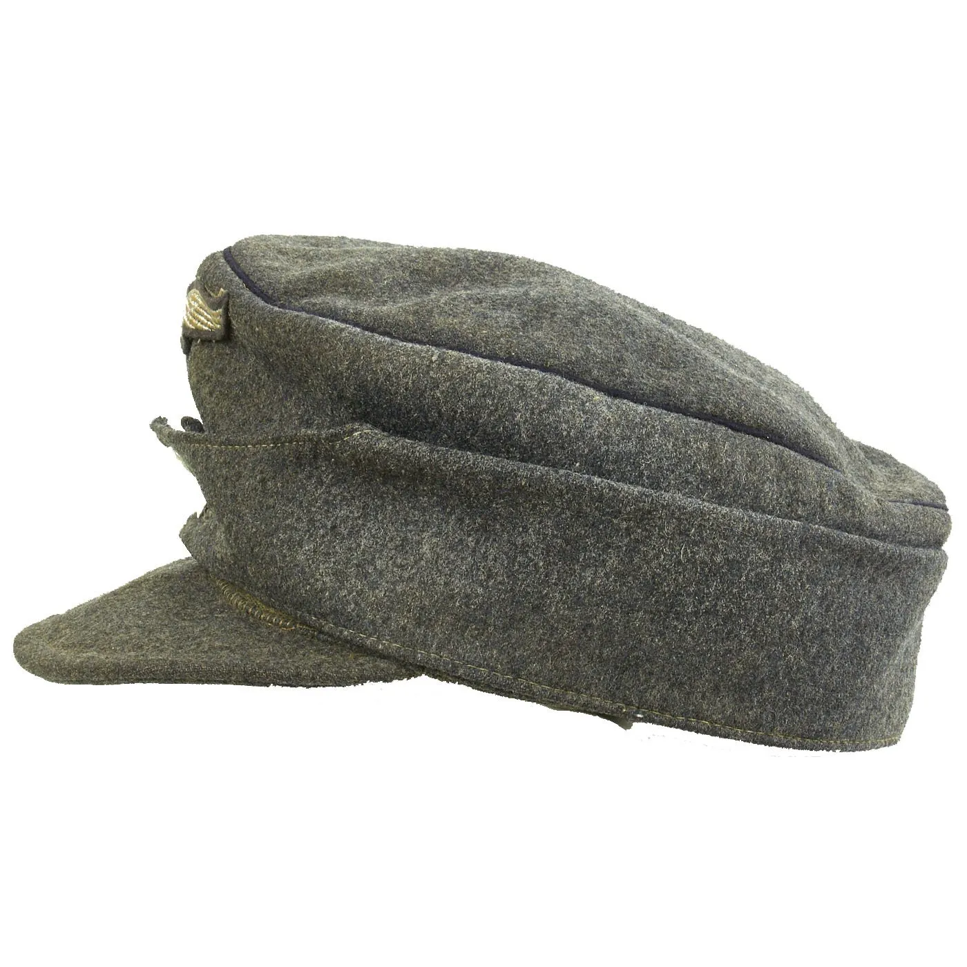 Original German WWII Named Luftwaffe Engineer Corps M43 Einheitsmütze Wool Field Cap