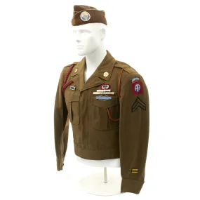 Original U.S. WWII 513th PIR Battle of the Bulge and Operation Varsity Named Uniform Grouping