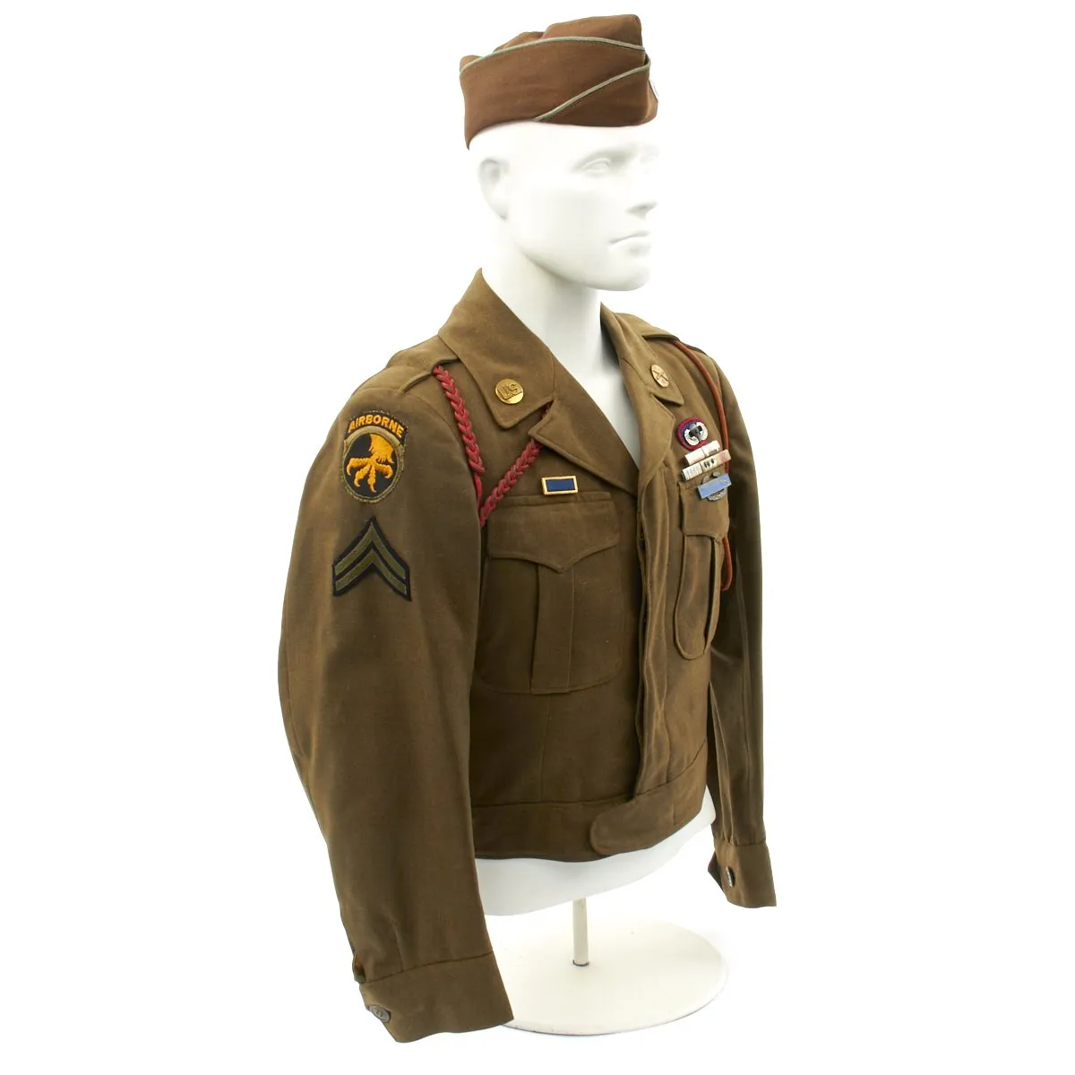 Original U.S. WWII 513th PIR Battle of the Bulge and Operation Varsity Named Uniform Grouping