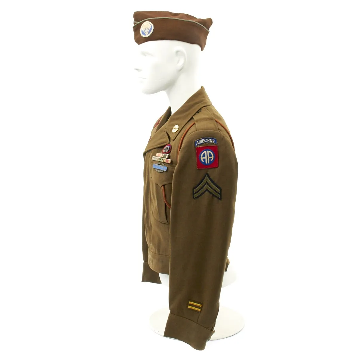 Original U.S. WWII 513th PIR Battle of the Bulge and Operation Varsity Named Uniform Grouping