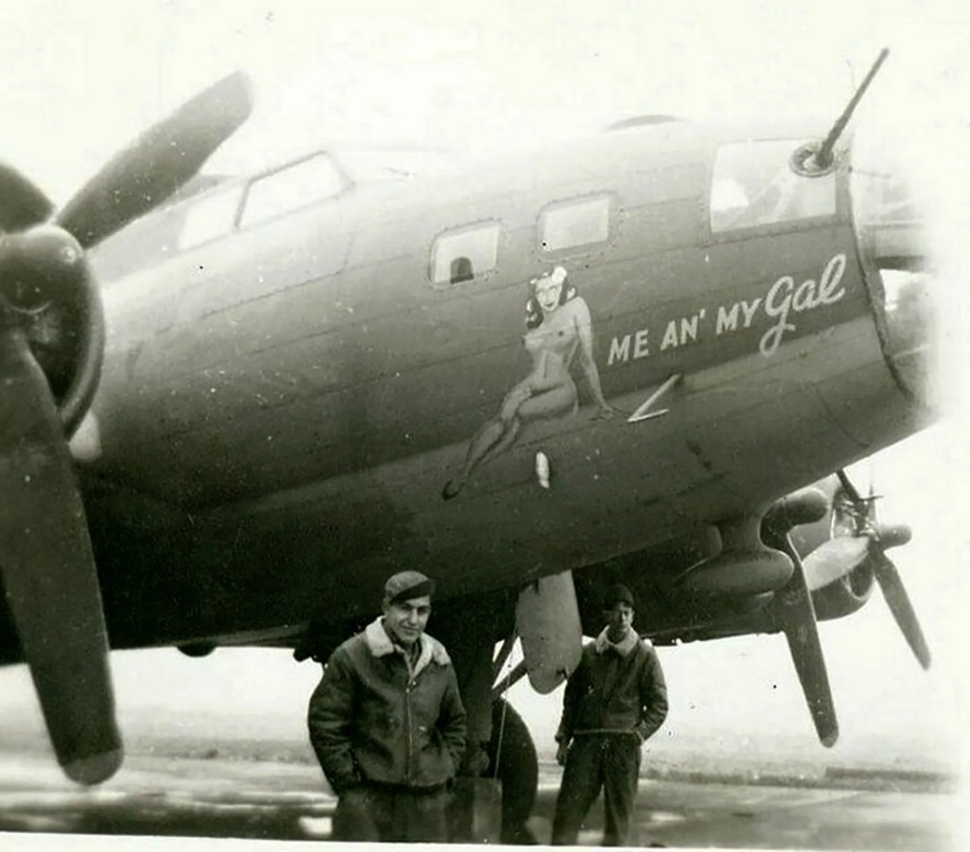 Original U.S. WWII B-17 "Me and my Gal" Ball Turret Gunner Grouping - 422nd Bomb Squadron