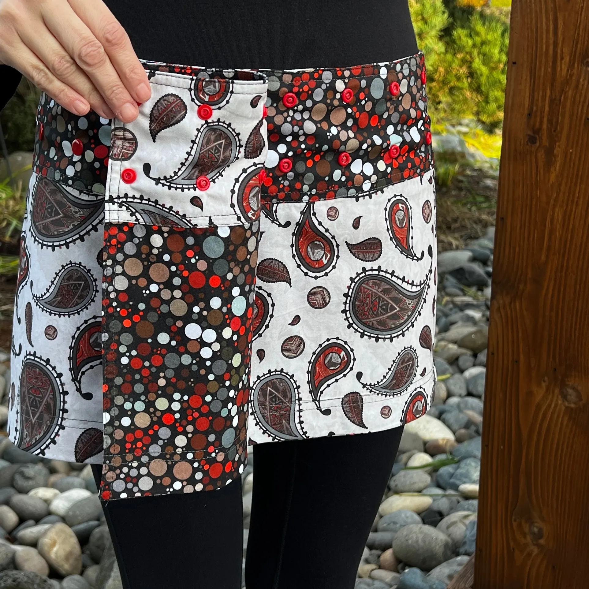 Paisley Paradise Athletic Skirt