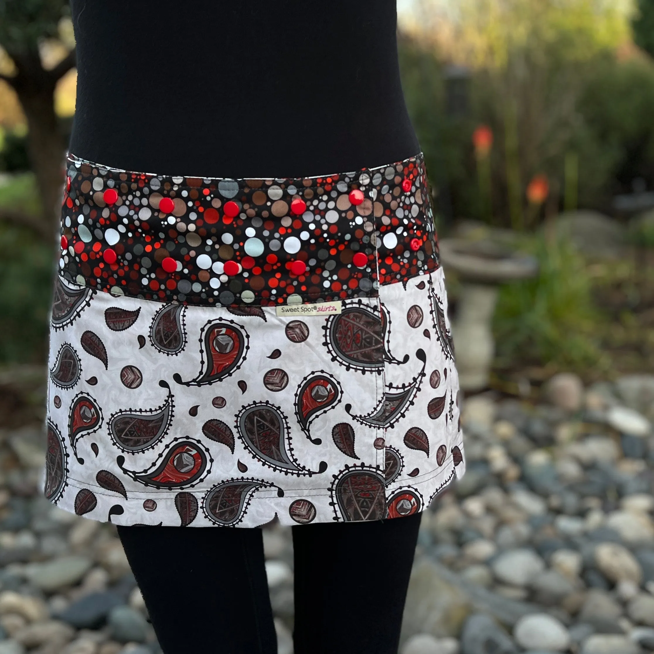 Paisley Paradise Athletic Skirt