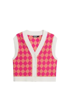 Petra Knitted Vest / Fuchsia Purple