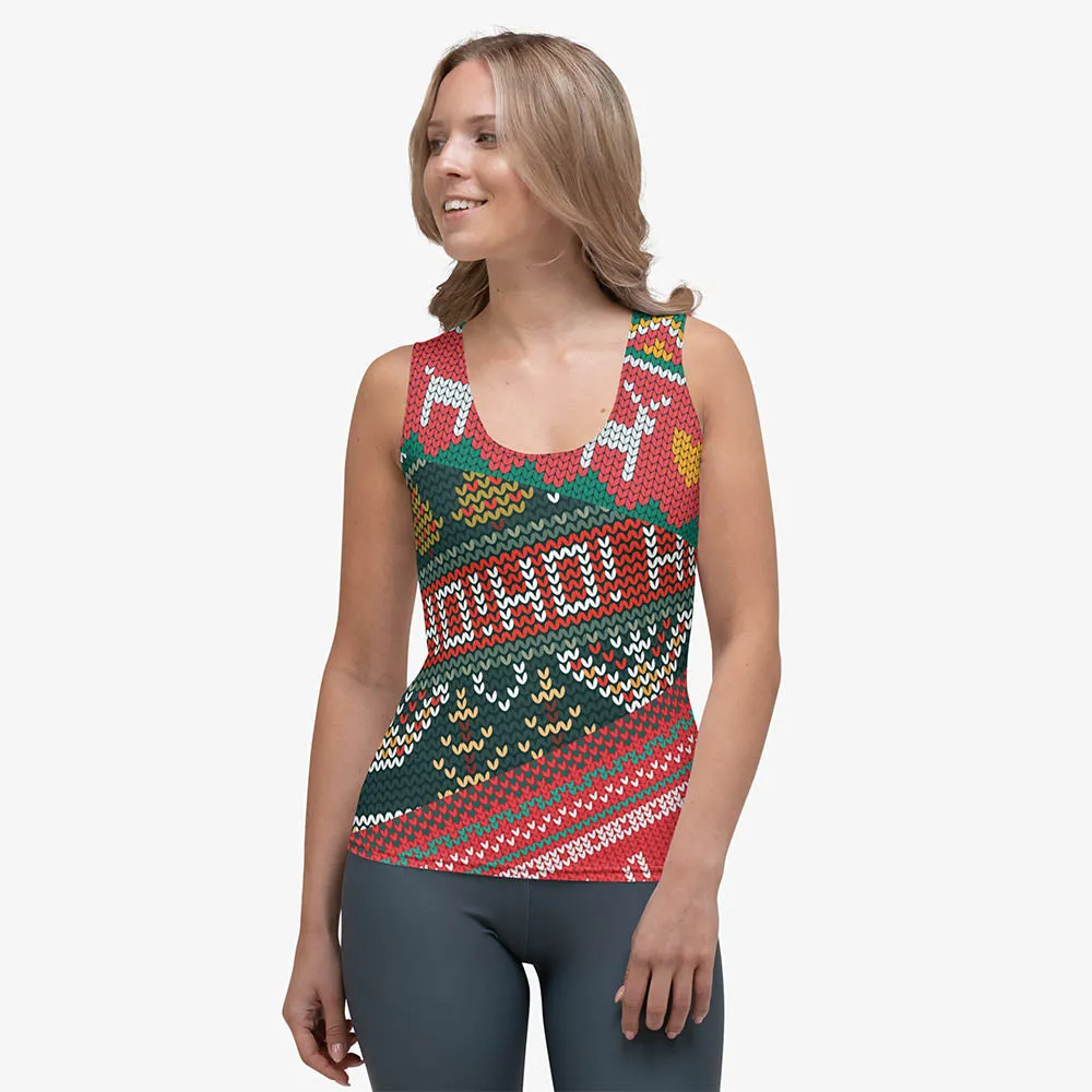 Printed Flex Vest "Oh! Oh! Oh!" Red/Green