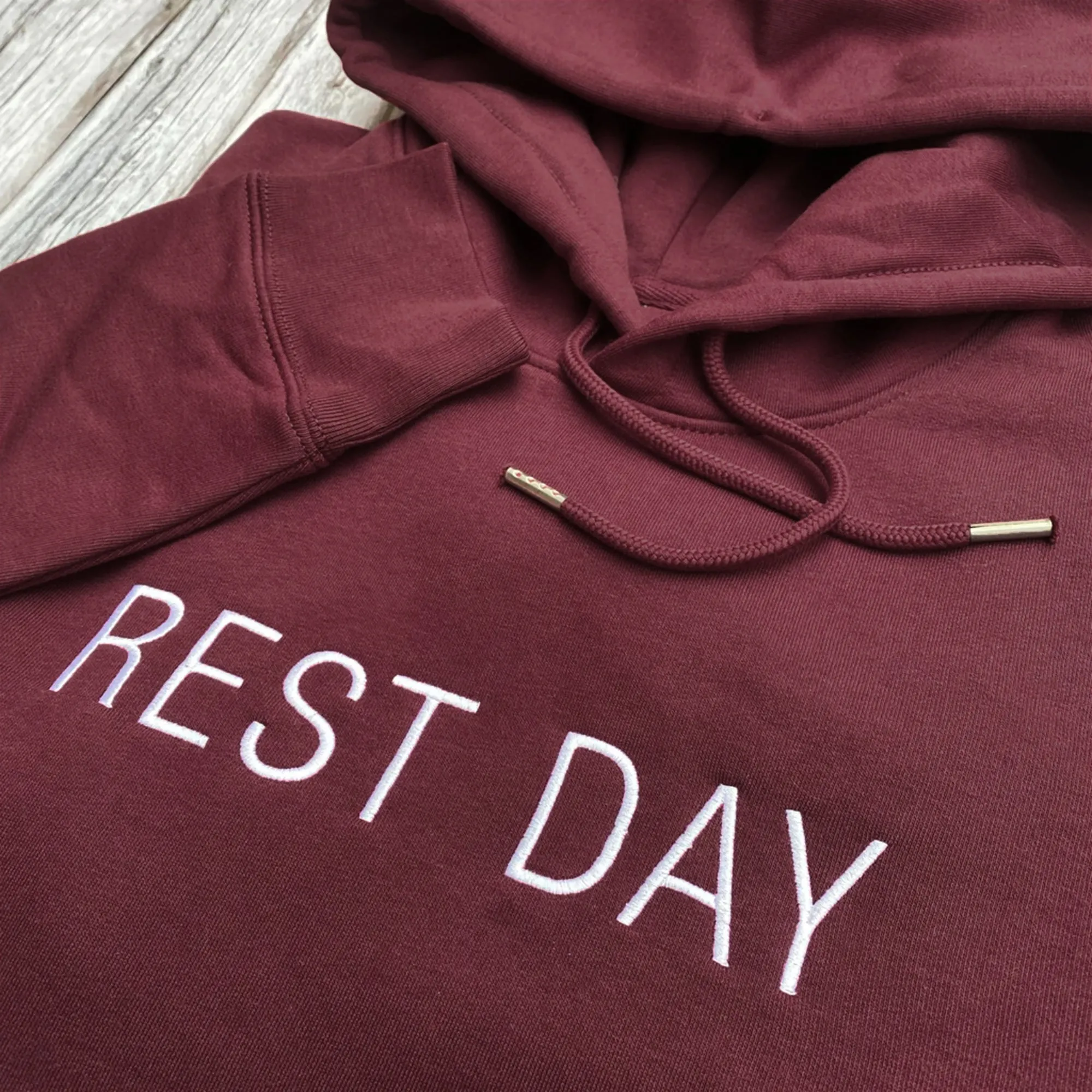 Rest Day Hoodie - Embroidered (w)