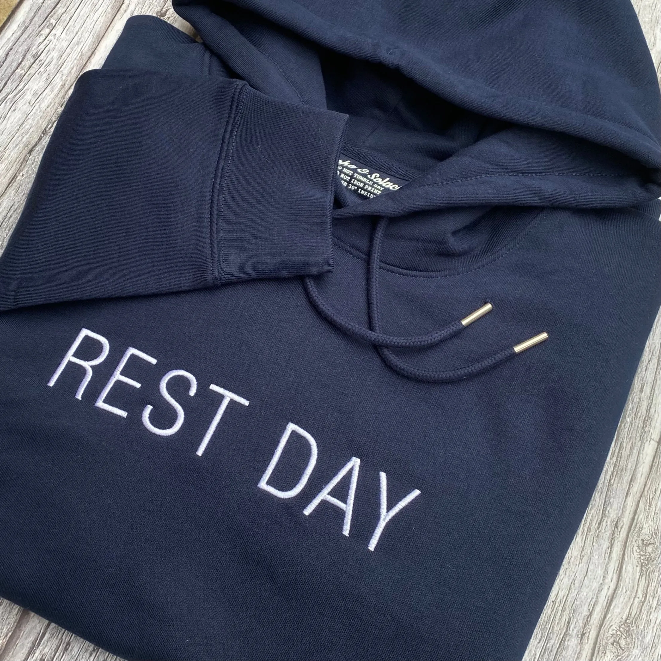 Rest Day Hoodie - Embroidered