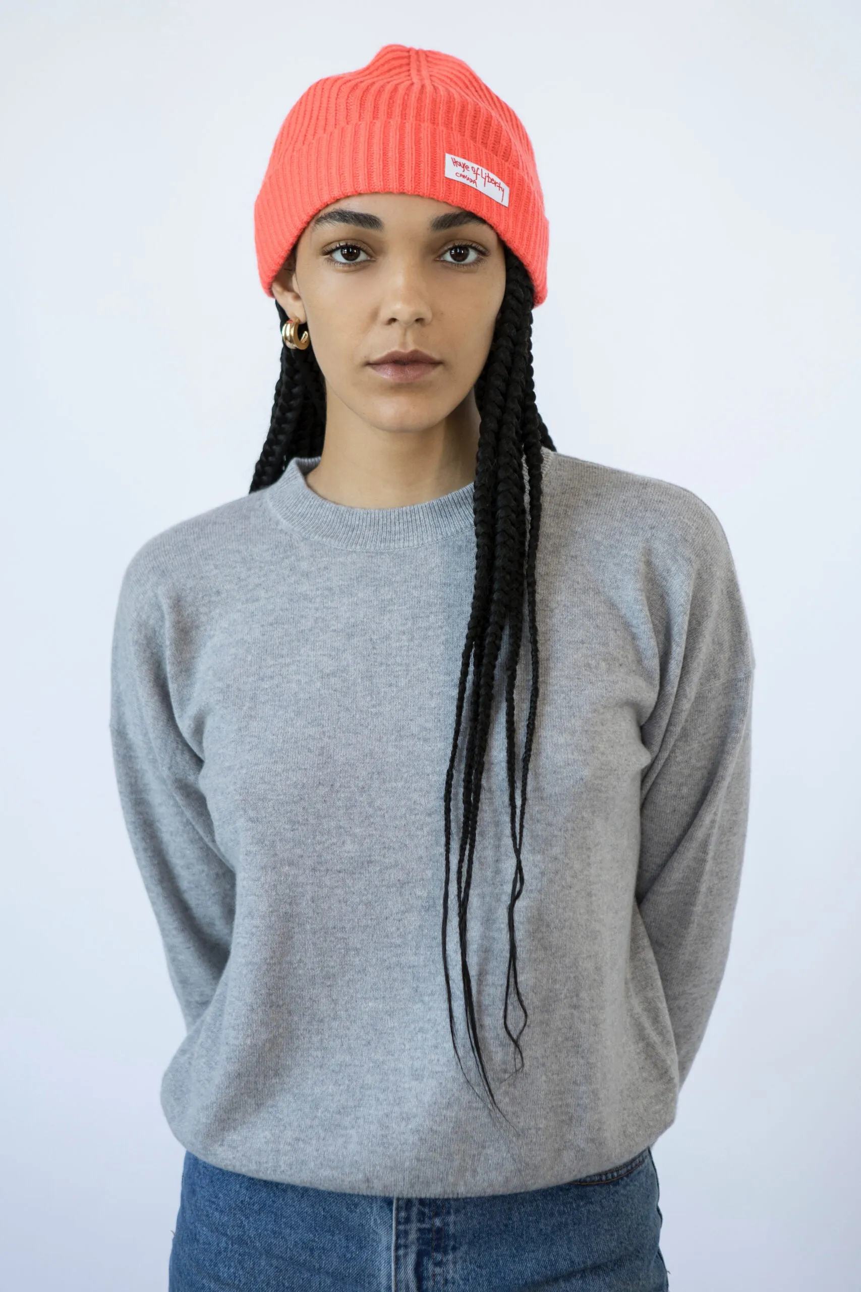 Roxy Ribbed Beanie (Chili)