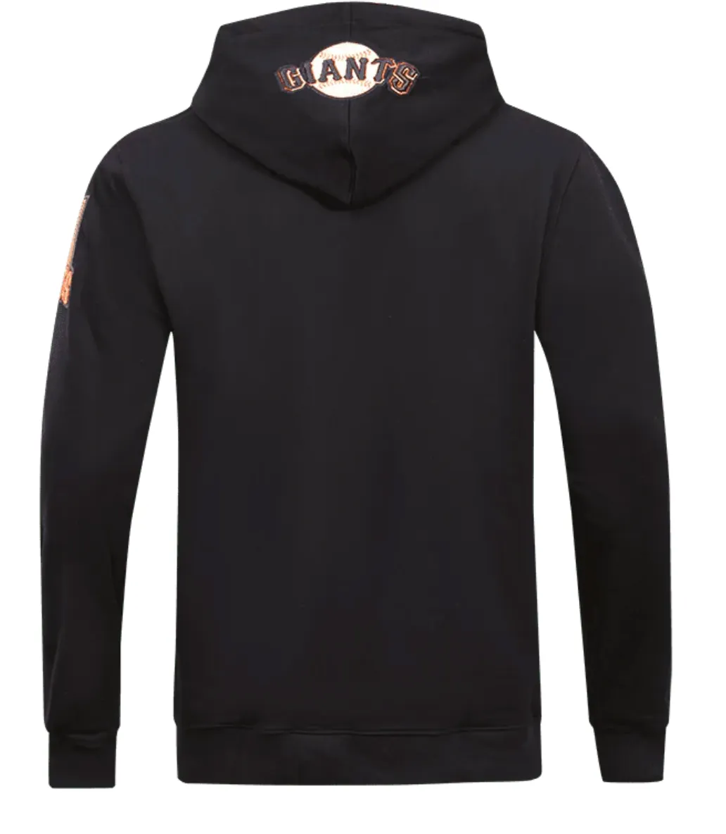 San Fransisco Giants Black Stacked Hoodie