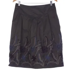 Scapa Originals Bronze Embroidered Skirt EU 40 UK SIze 12