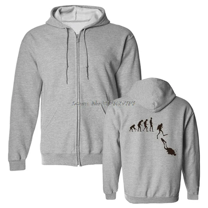 Scuba diving Hoodie for Men | Evolution Of Scuba Diver