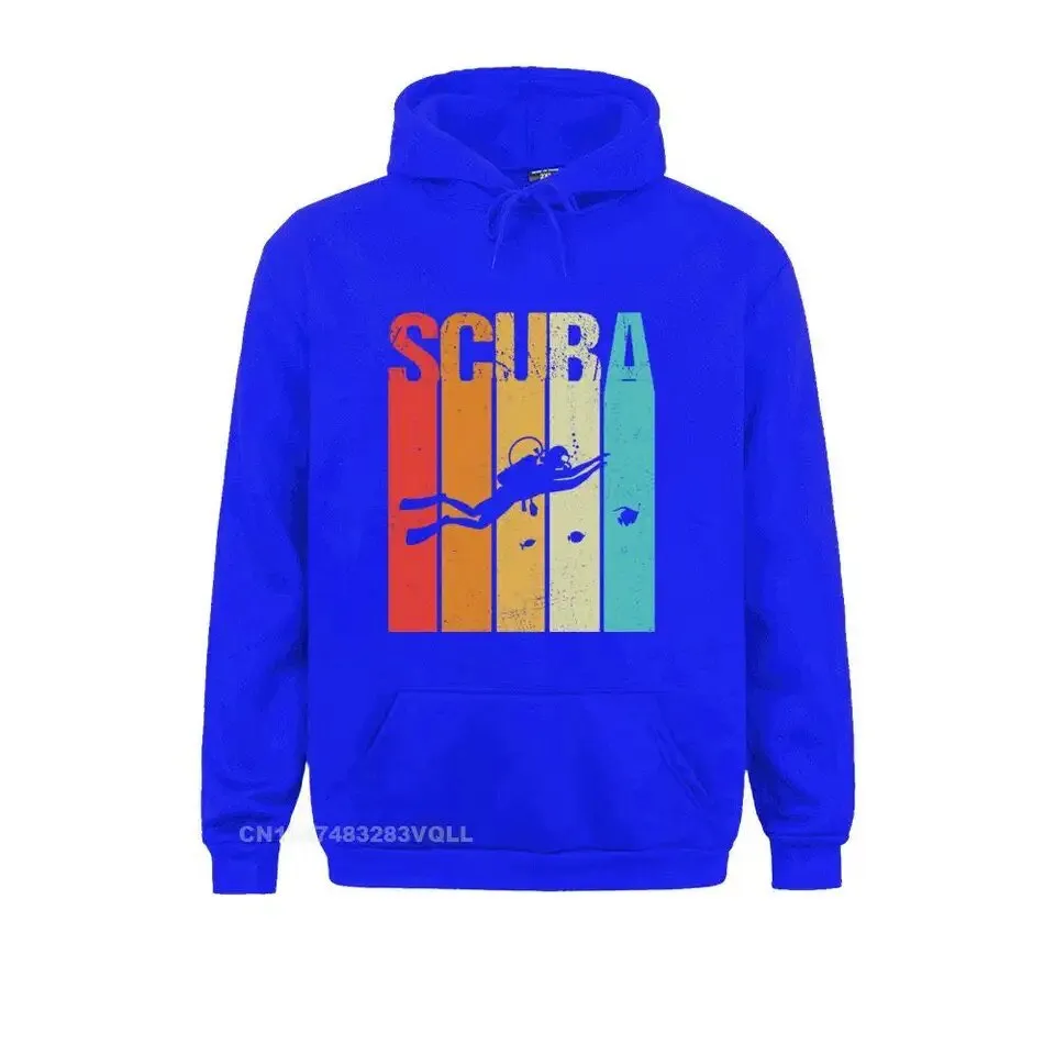 Scuba diving Hoodie for Men | Vintage Scuba Diving