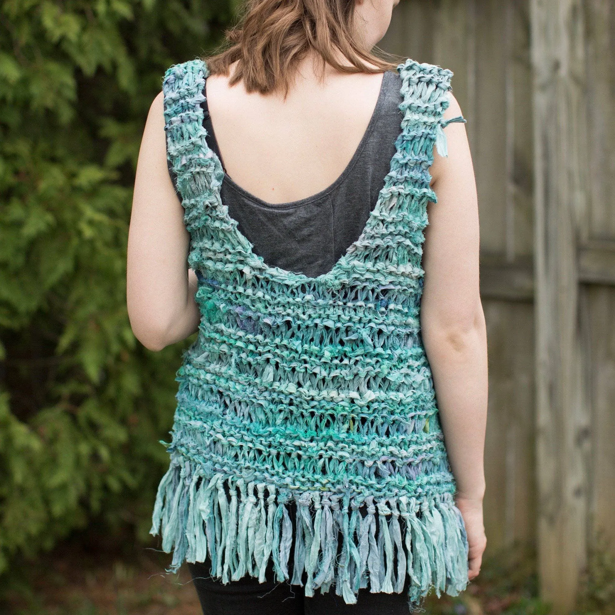 Silk Hippie Fringe Knit Pattern