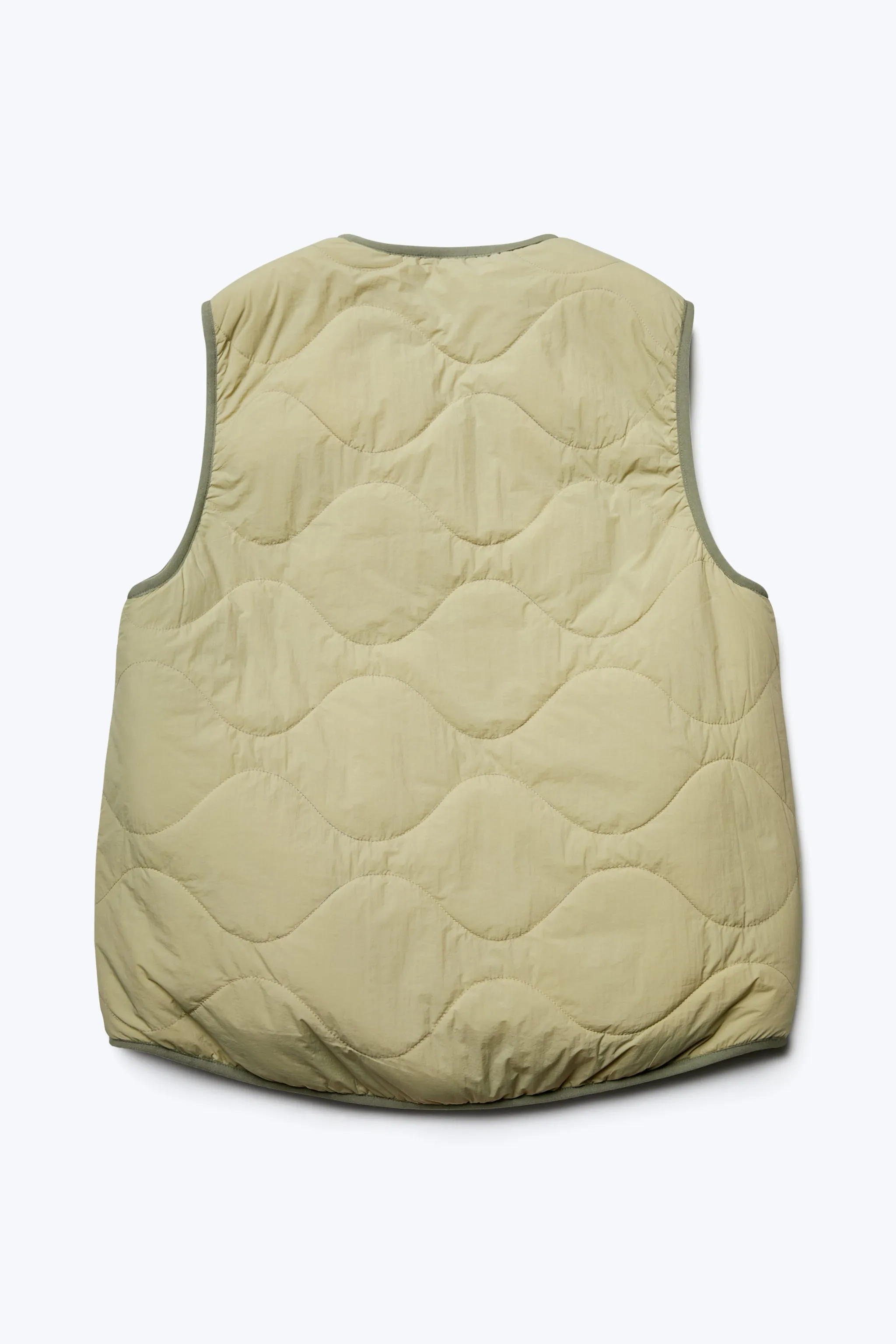 Site Shearling Vest Chartreuse / Sand