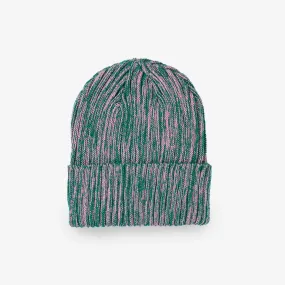 Space Mix Ski Beanie: Pink   Green