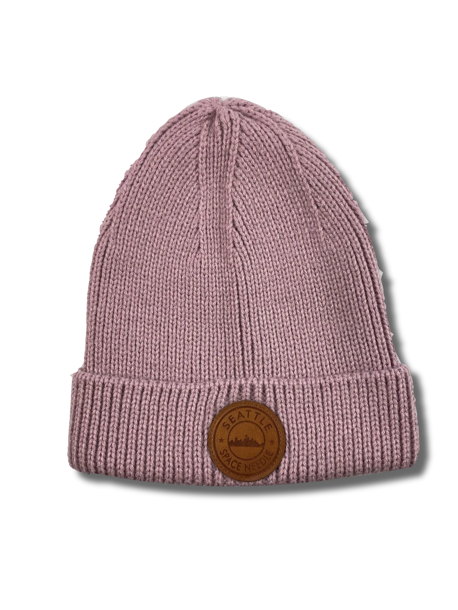 Space Needle Knit Beanie with Patch