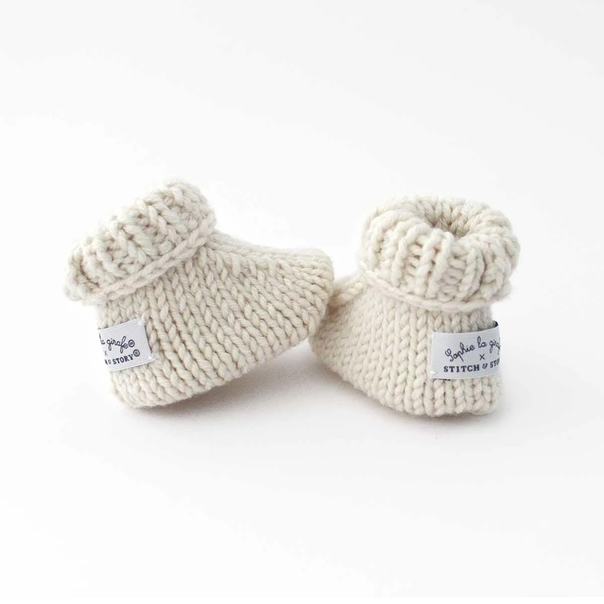 Stitch & Story Sophie La Girafe Mittens & Booties