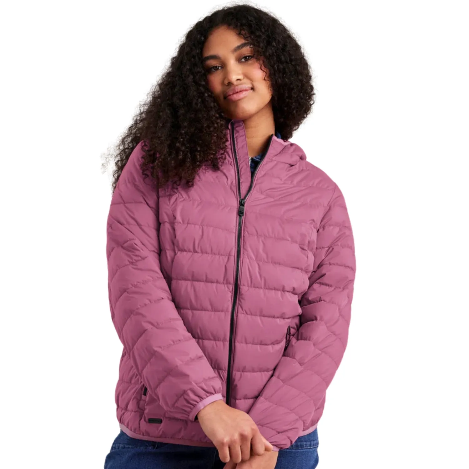 STOY Elke Women’s Plus Size Puffer Jacket Orchid Sizes 20-32