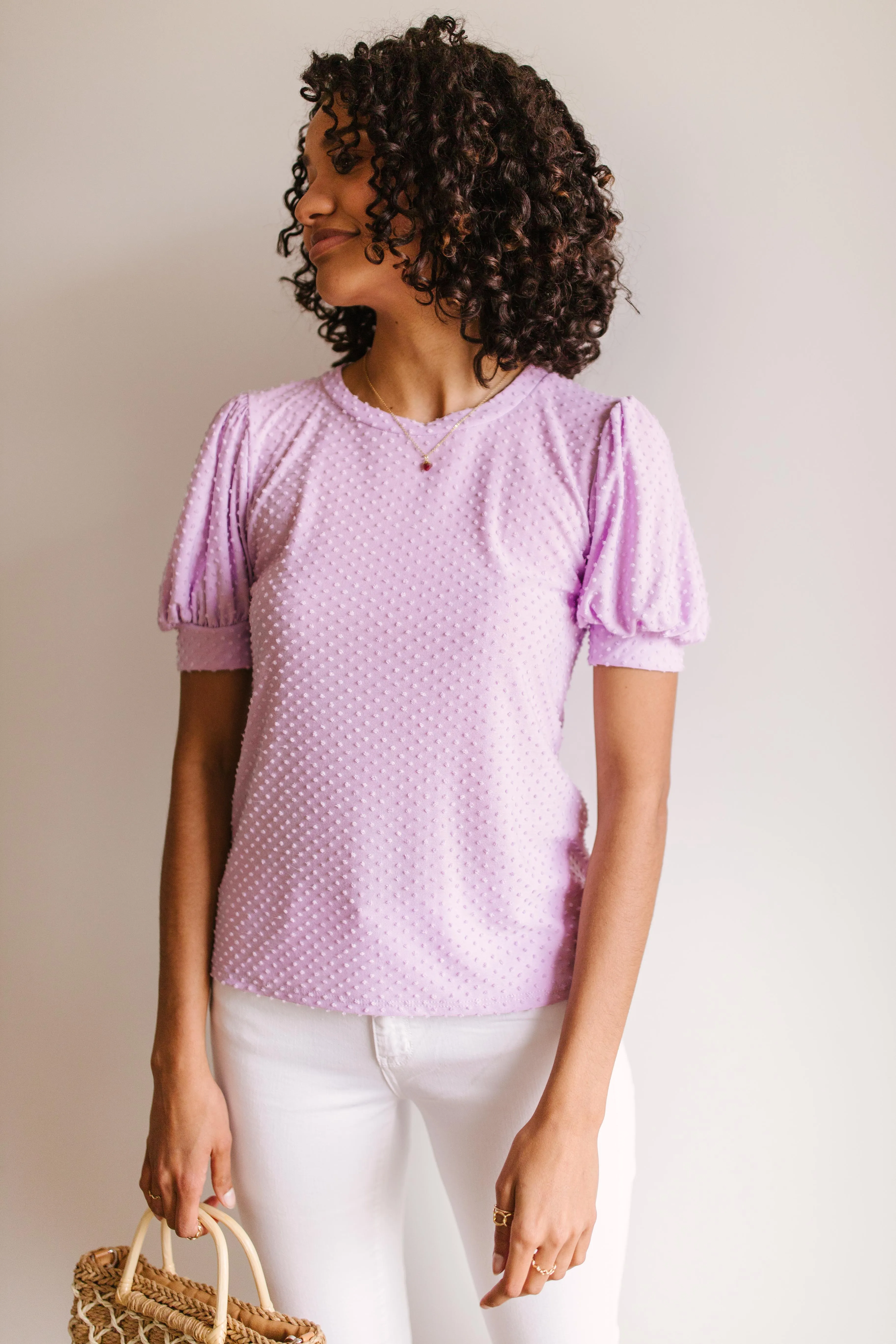 Tender Kisses Top In Lavender