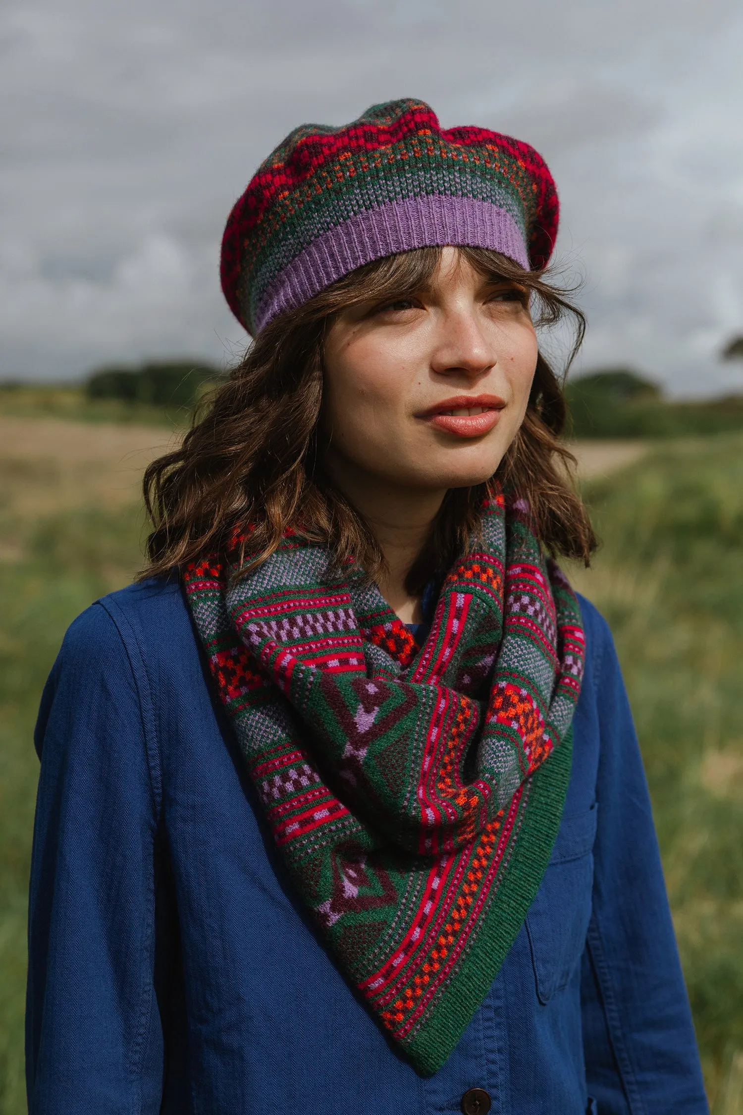 Tetbury Beret - Plum