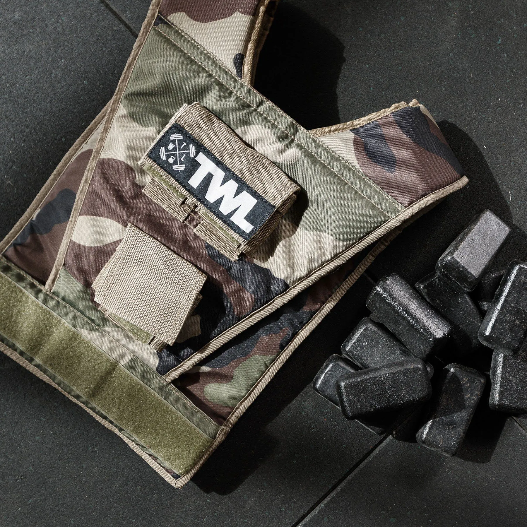 The WOD Life - Weight Vest - 10Kg - Camo