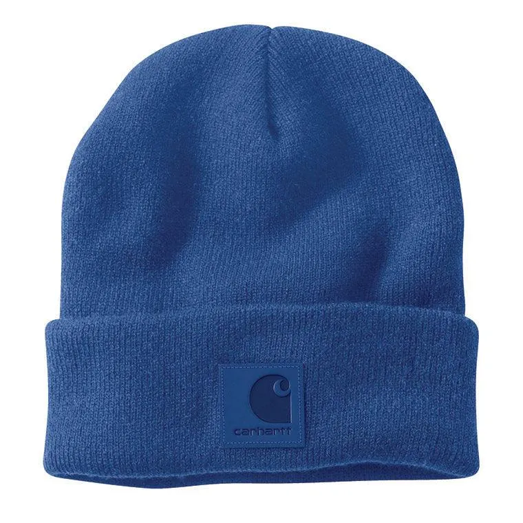 Tonal Patch Beanie - Glass Blue