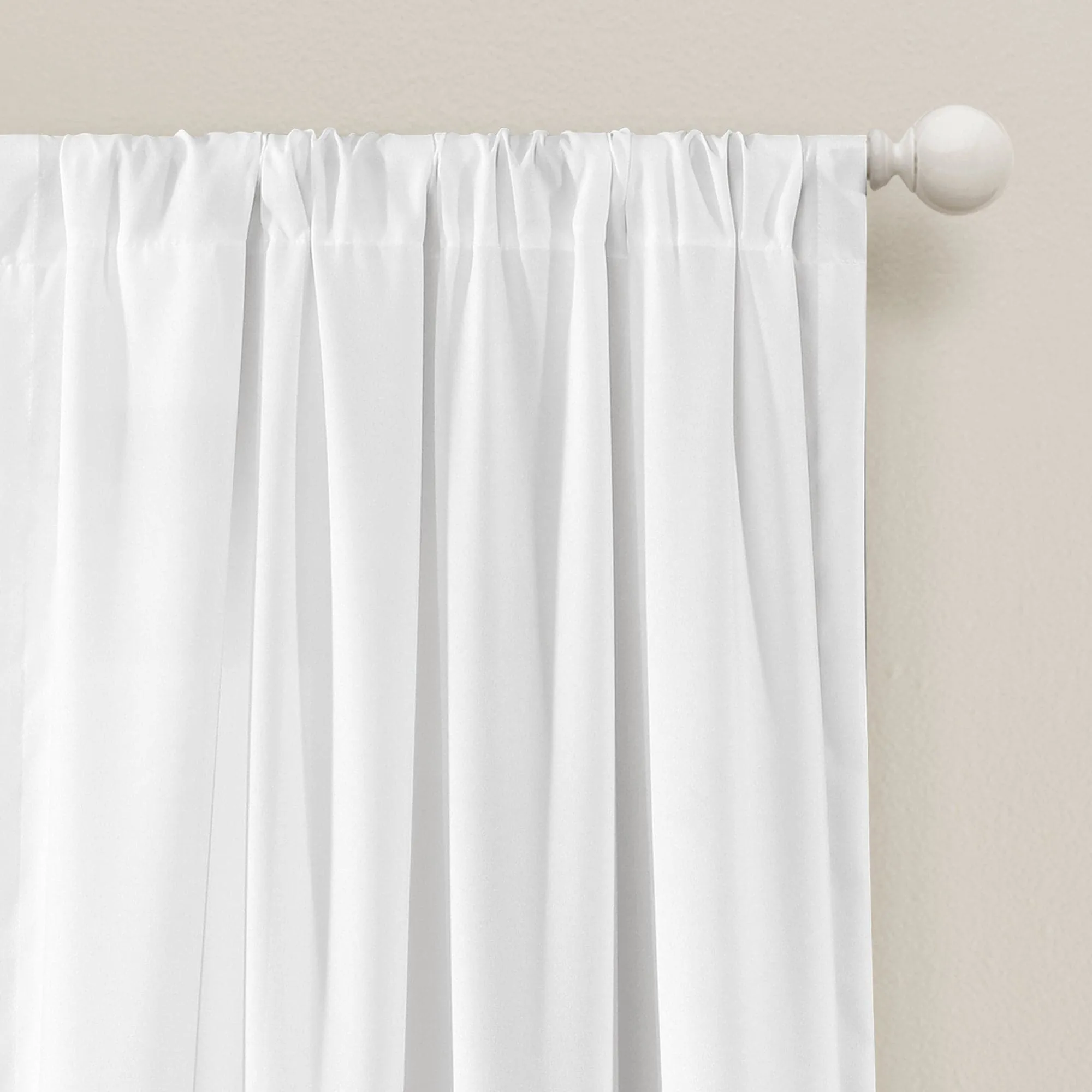 Tulle Skirt Solid Window Curtain Panel Set