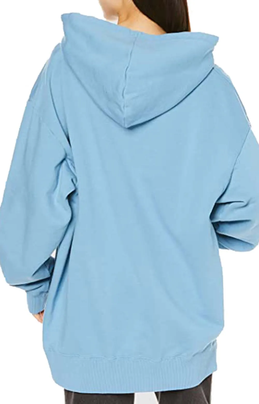 Urban Graffiti Logo Pullover Hoodie - Sky Blue