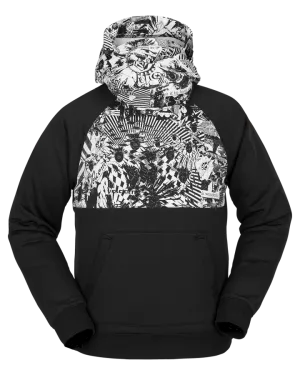 Volcom Hydro Riding Hoodie - Black White