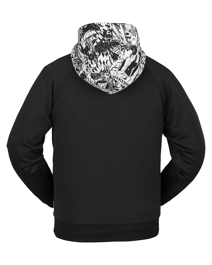 Volcom Hydro Riding Hoodie - Black White