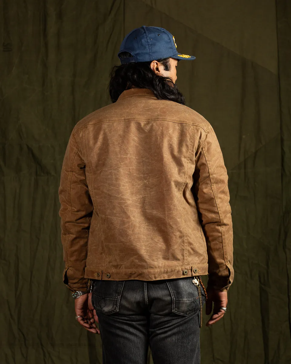 Wax Rider Coat - Brown / Gently Strikes Lining