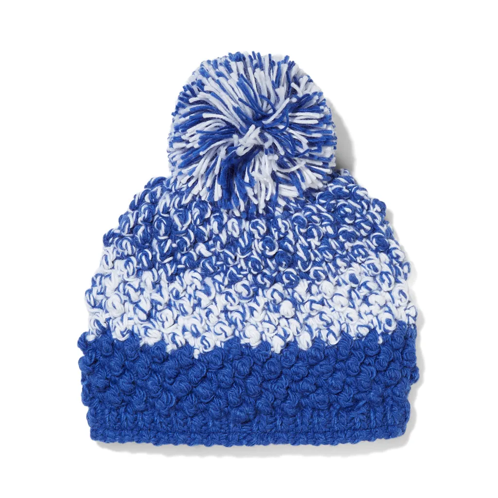 Womens Brrr Berry Pom - Electric Blue