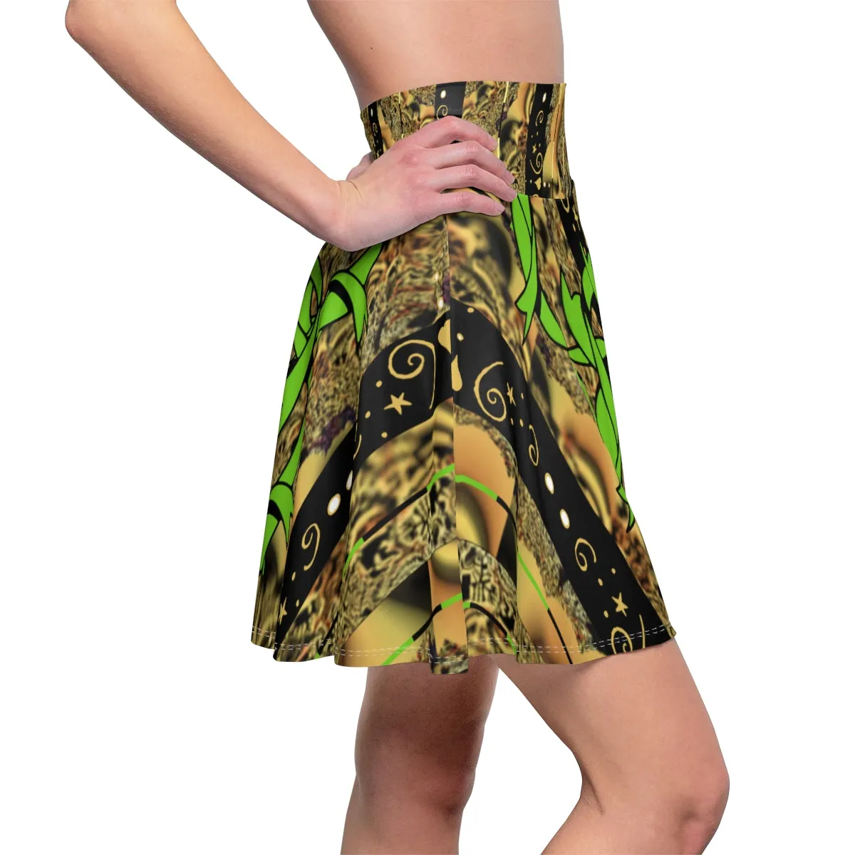 Women's Skater Skirt REGALLY GREEN