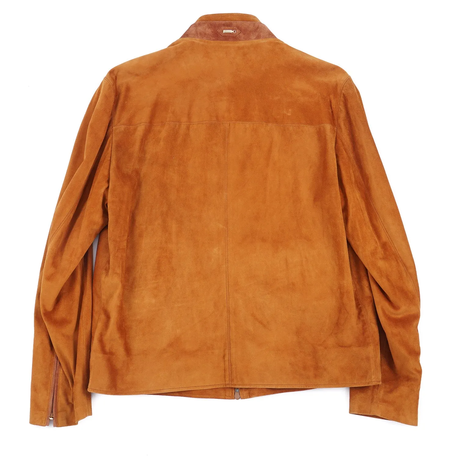 Zilli Velour Suede Leather Jacket