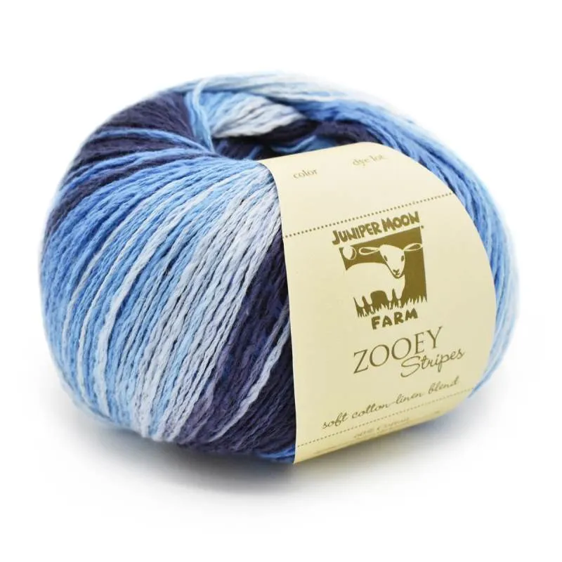 Zooey Stripes Yarn from Juniper Moon Farm